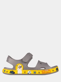 Сандалии COQUI модель 8851Dk.grey_Yellow Фото