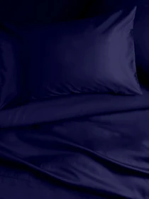 Наволочка сатин на подушку MIDNIGHT BLUE Cosas модель 79Satin_Denim_40x40 Фото