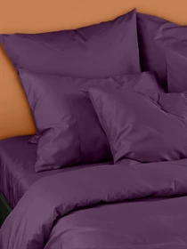 Наволочка сатин на подушку VIOLET Cosas модель Satin_Violet_40 Фото