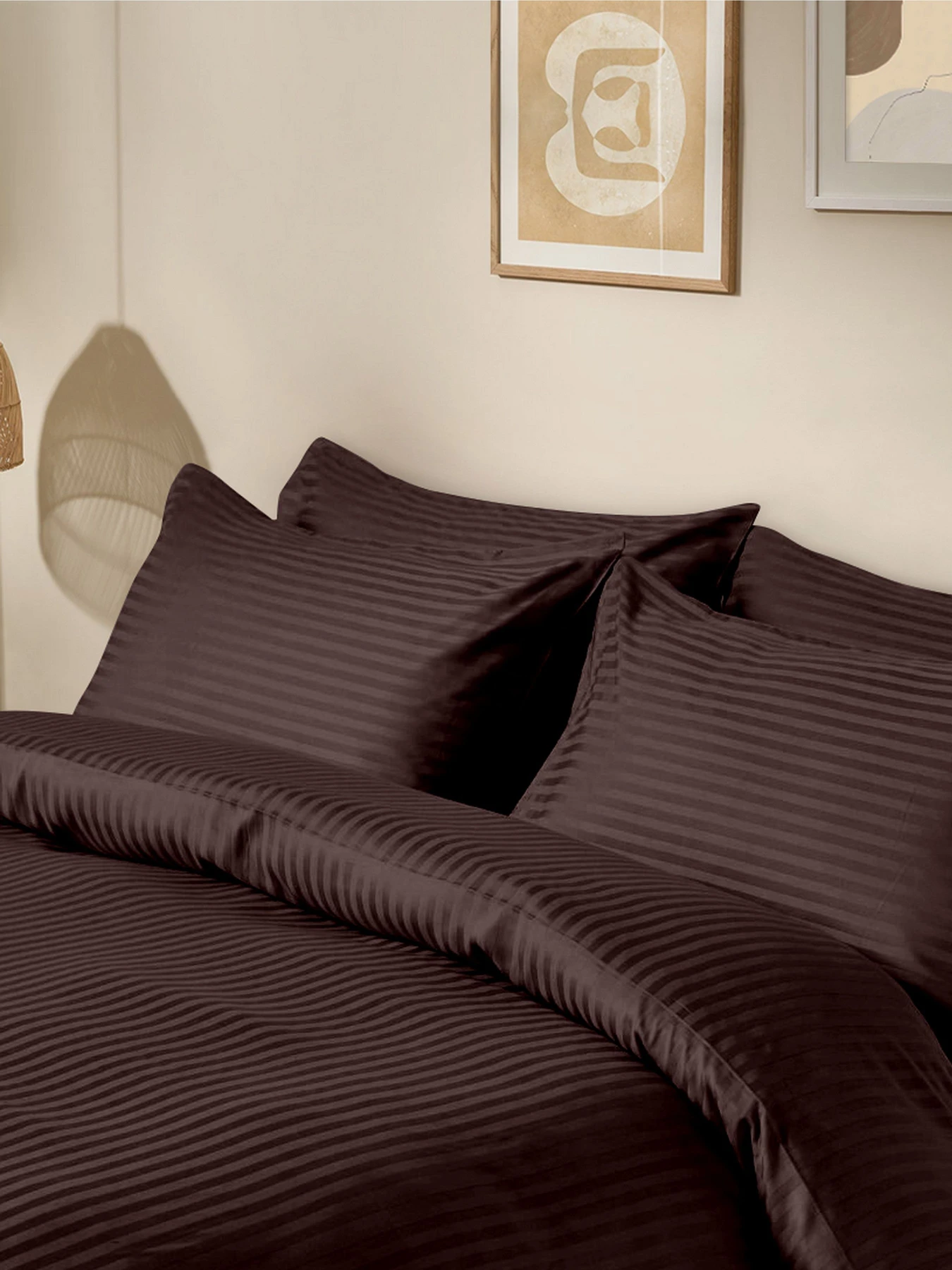 Наволочка сатин на подушку WALNUT Cosas модель StrSatin_26Walnut_40x60 Наволочка сатин на подушку WALNUT Cosas модель StrSatin_26Walnut_40x60 Фото
