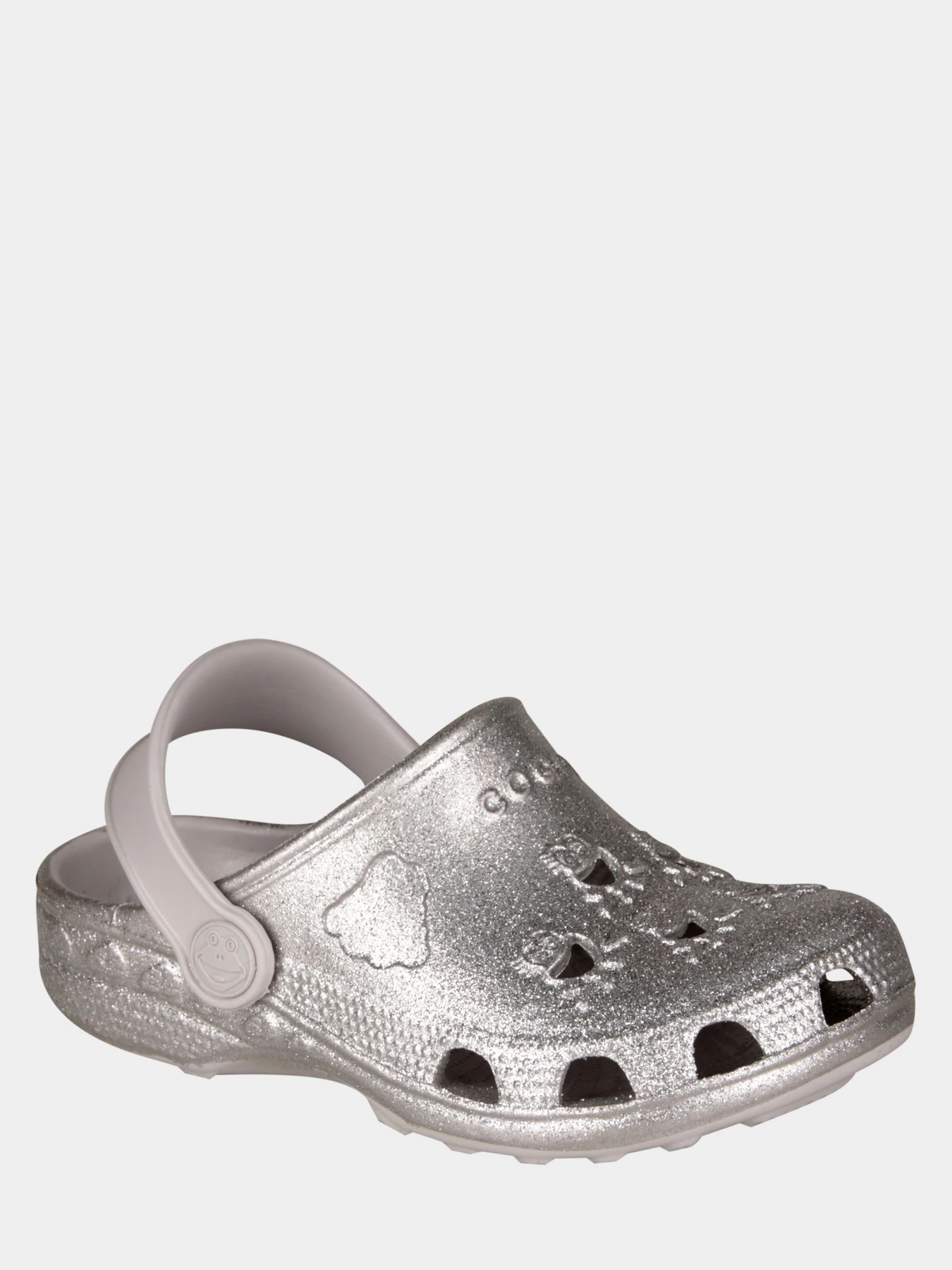 Шльопанці COQUI модель 8701Khaki_grey_glitter Фото