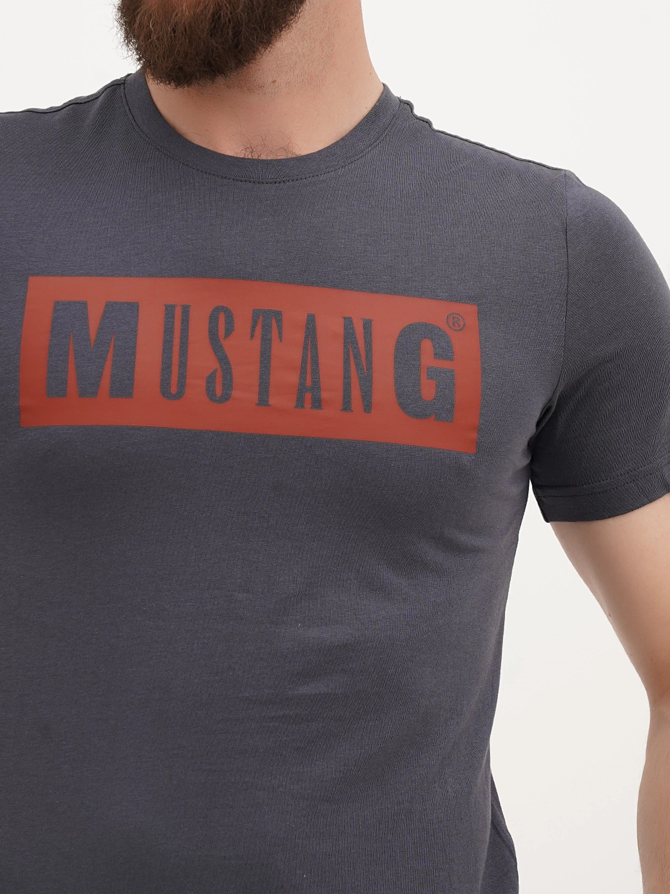 Футболки и поло Mustang Jeans Alex C LOGO Tee модель 1009738 Футболки и поло Mustang Jeans Alex C LOGO Tee модель 1009738 Фото