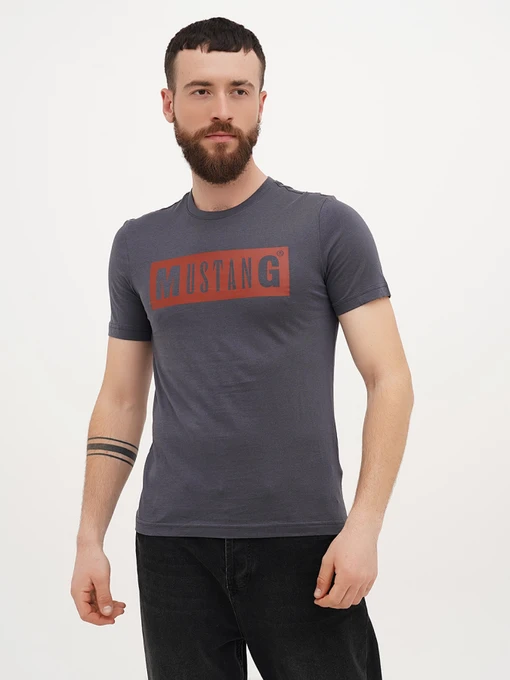 Футболки и поло Mustang Jeans Alex C LOGO Tee модель 1009738 Фото