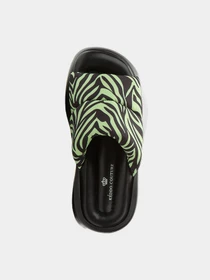 Шлёпанцы Keddo модель 847187/02-06E-black/green Фото