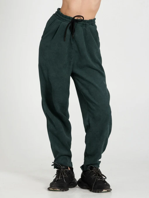 Брюки IJ модель ij-pants-lip-velvet-emerald Фото