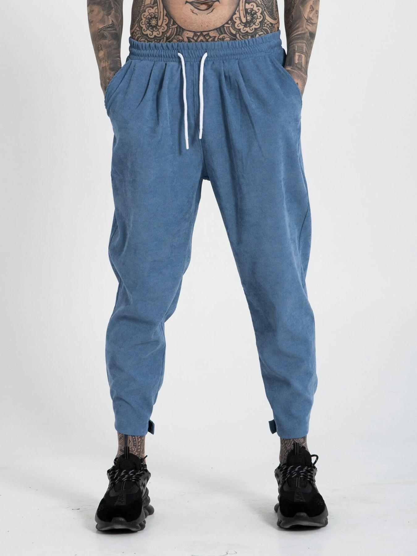Штани IJ модель ij-pants-lip-velvet-blue-man Штани IJ модель ij-pants-lip-velvet-blue-man Фото