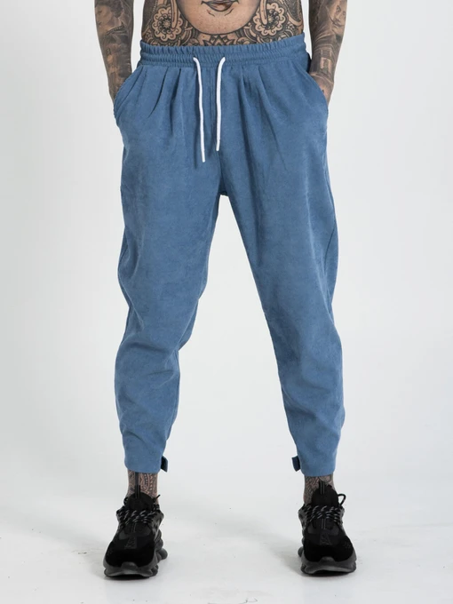 Брюки IJ модель ij-pants-lip-velvet-blue-man Фото