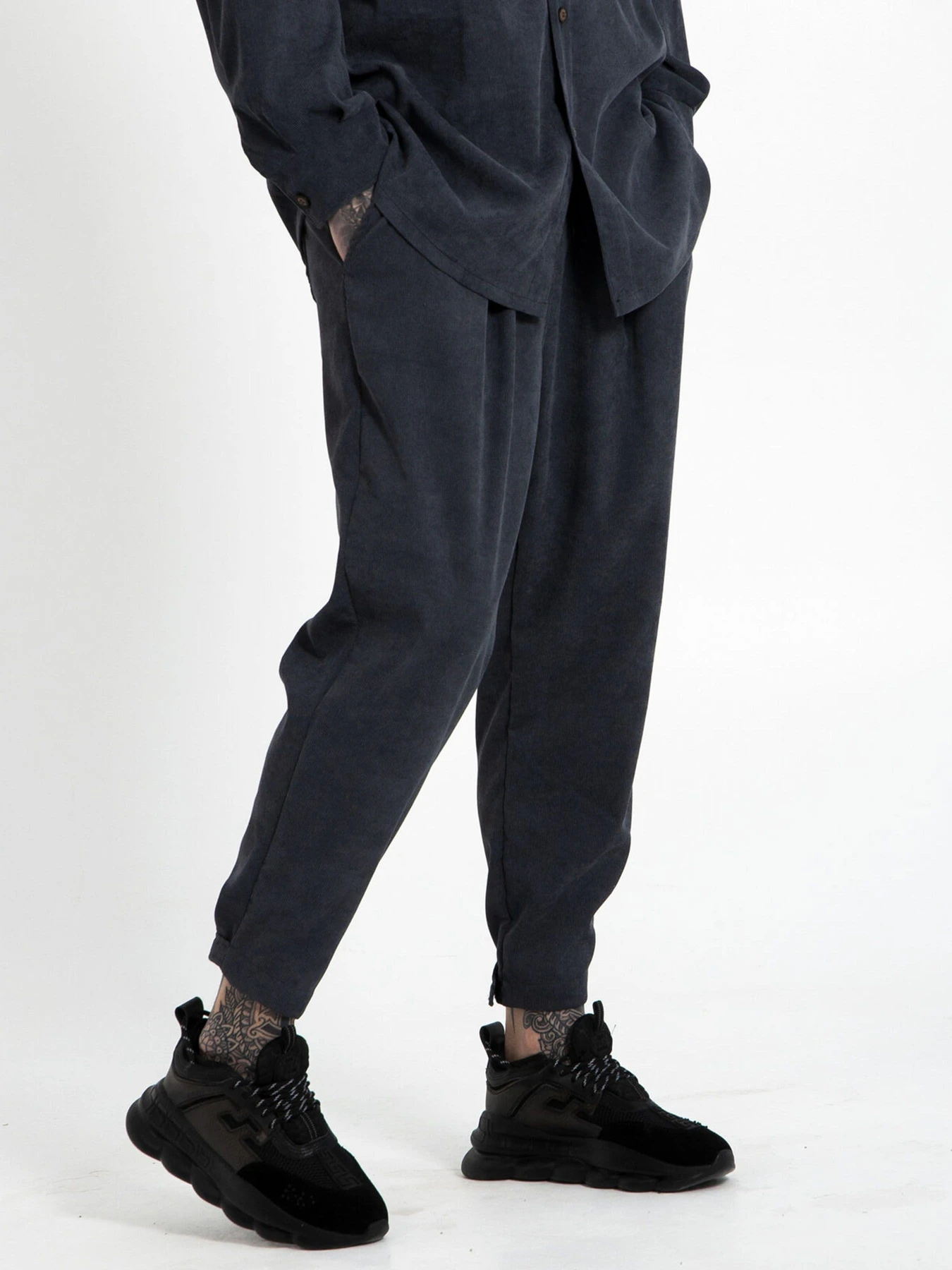 Штани IJ модель ij-pants-lip-velvet-grafit-man Штани IJ модель ij-pants-lip-velvet-grafit-man Фото