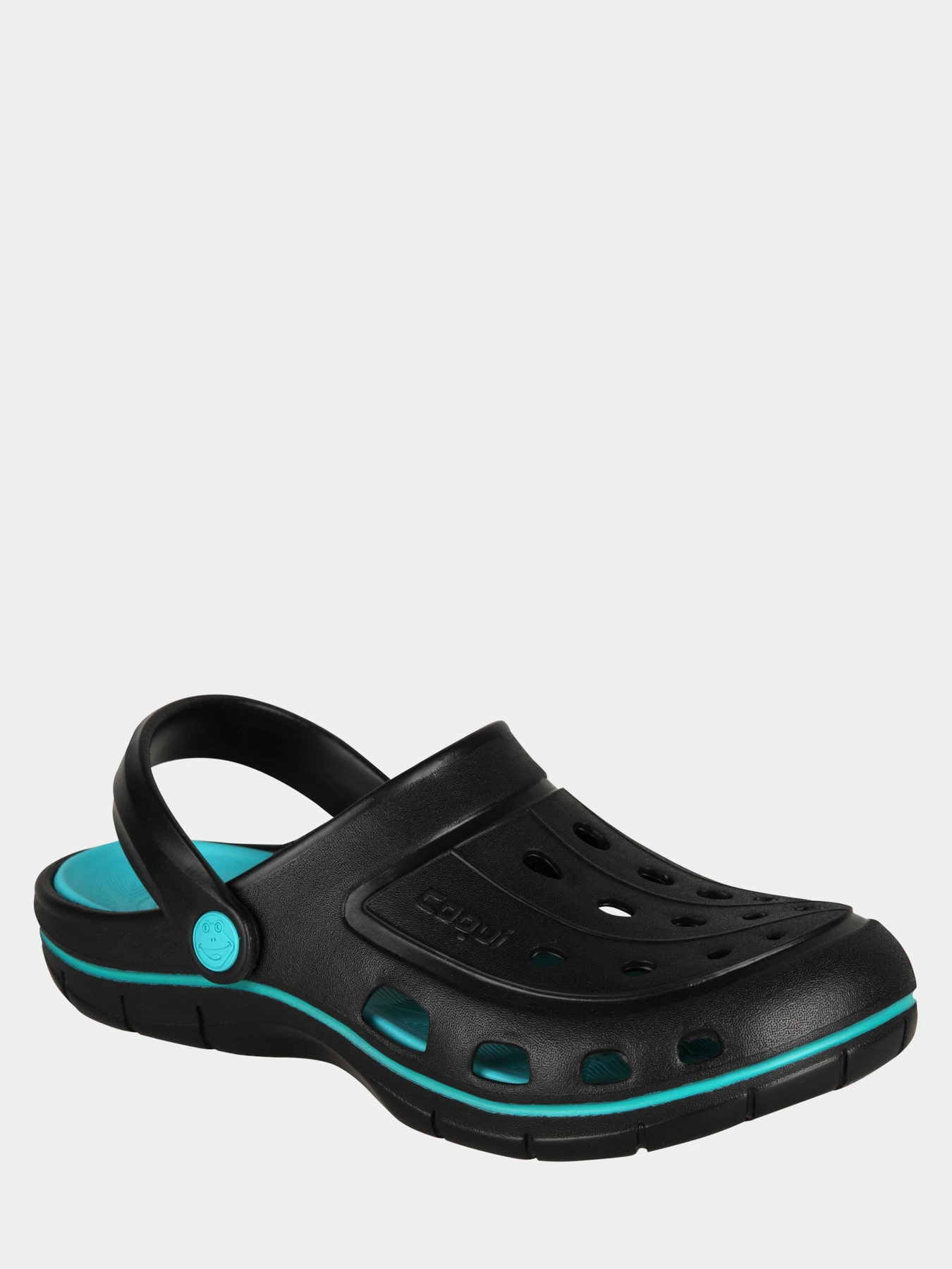 Шлёпанцы COQUI модель 6352Black_Turquoise Шлёпанцы COQUI модель 6352Black_Turquoise Фото