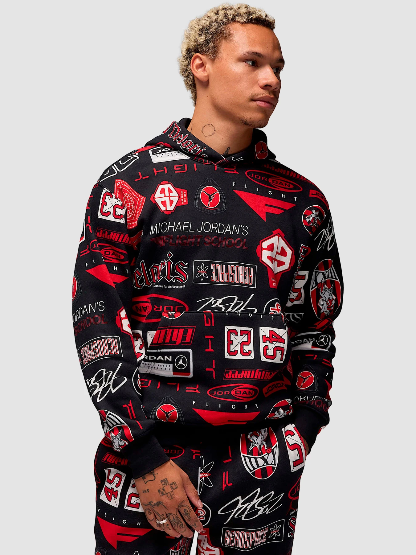 Худи и свитшоты Jordan Essentials Men's Printed Fleece модель HM7254-010 Худи и свитшоты Jordan Essentials Men's Printed Fleece модель HM7254-010 Фото