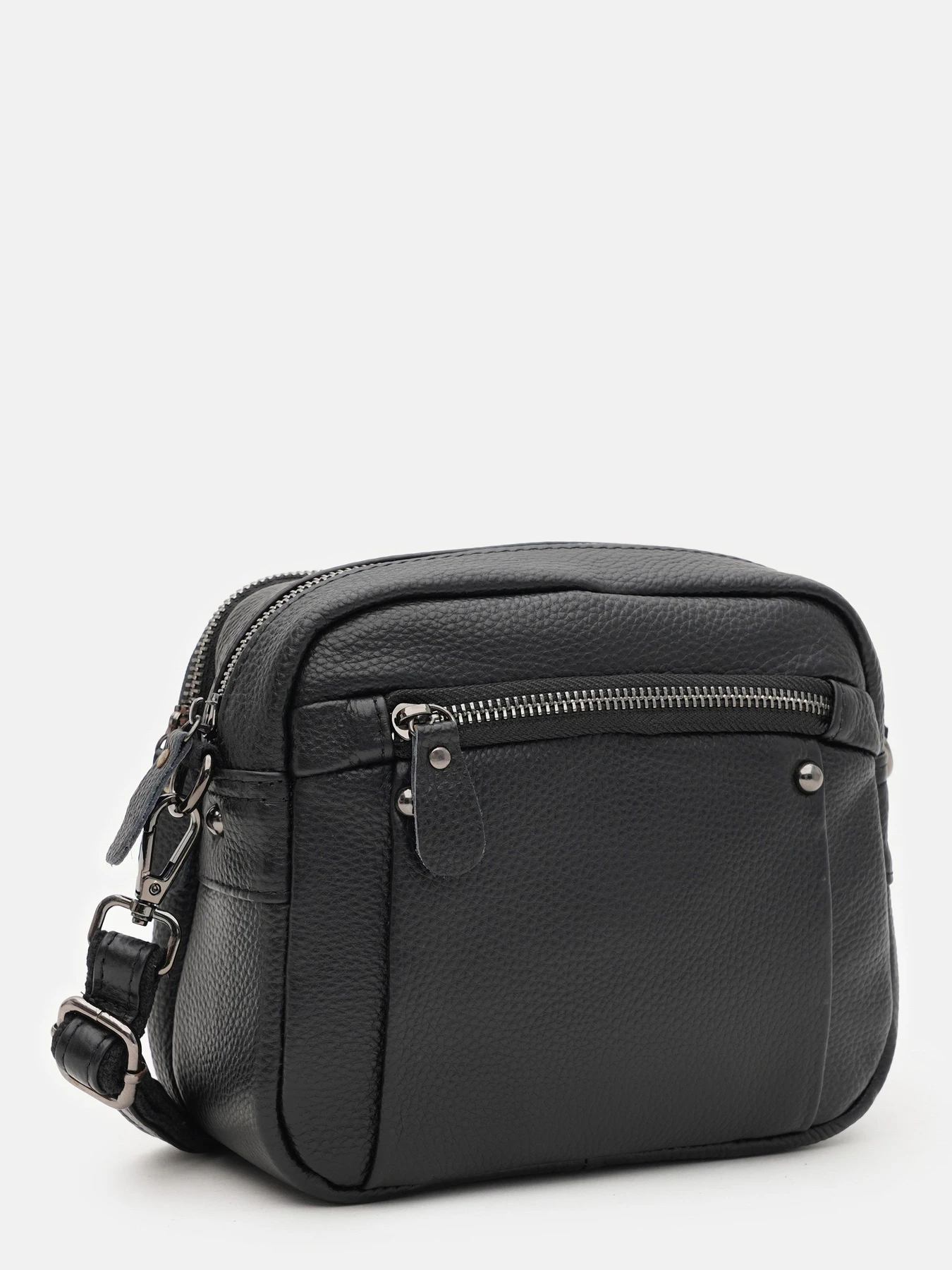 Сумки Borsa Leather модель K12003bl-black Фото