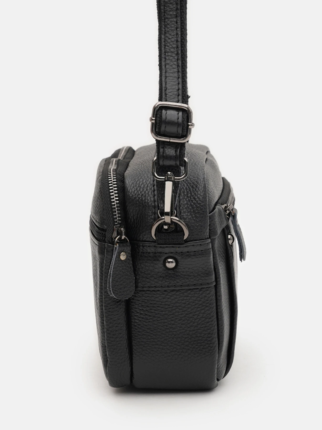Сумки Borsa Leather модель K12003bl-black Фото