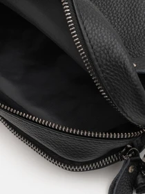 Сумки Borsa Leather модель K12003bl-black Фото