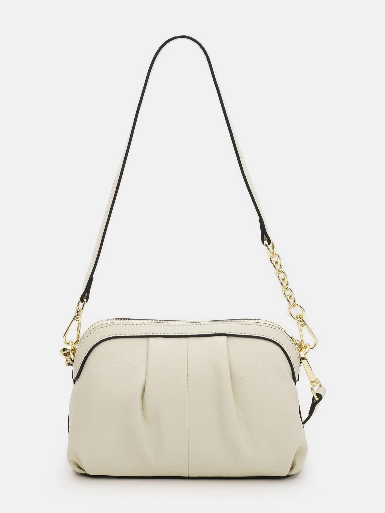 Сумки Borsa Leather модель K16688w-white Фото