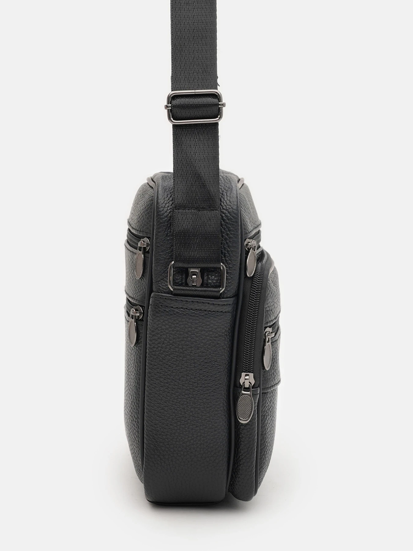 Сумки Borsa Leather модель K18360bl-black Фото