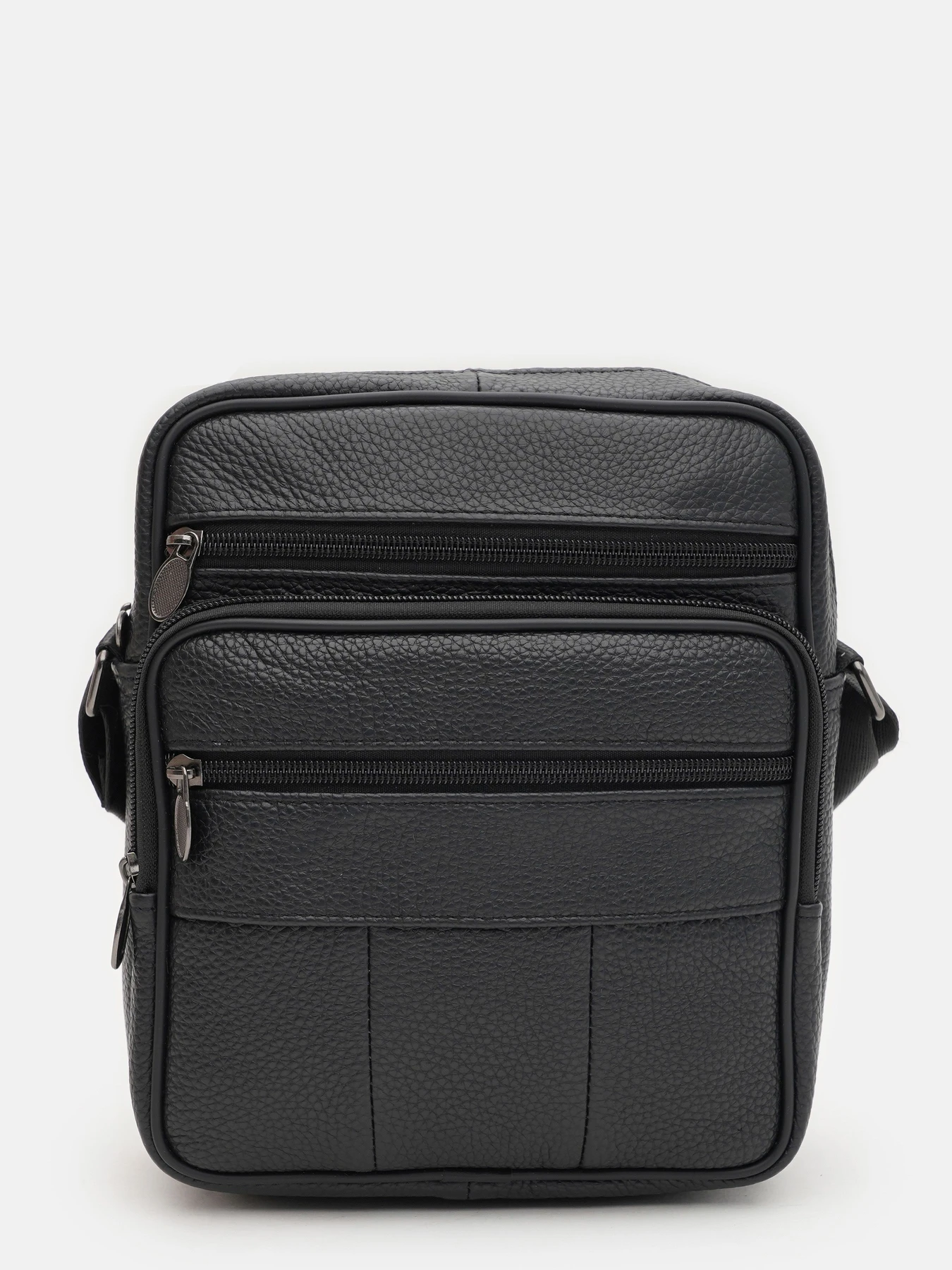 Сумки Borsa Leather модель K18360bl-black Фото