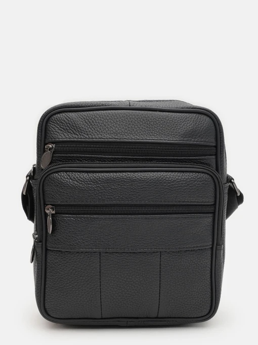 Сумки Borsa Leather модель K18360bl-black Фото