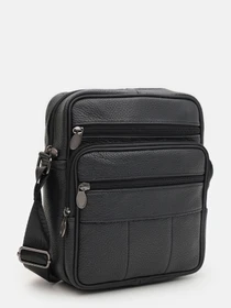 Сумки Borsa Leather модель K18360bl-black Фото