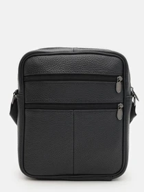 Сумки Borsa Leather модель K18360bl-black Фото