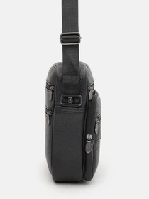 Сумки Borsa Leather модель K18360bl-black Фото