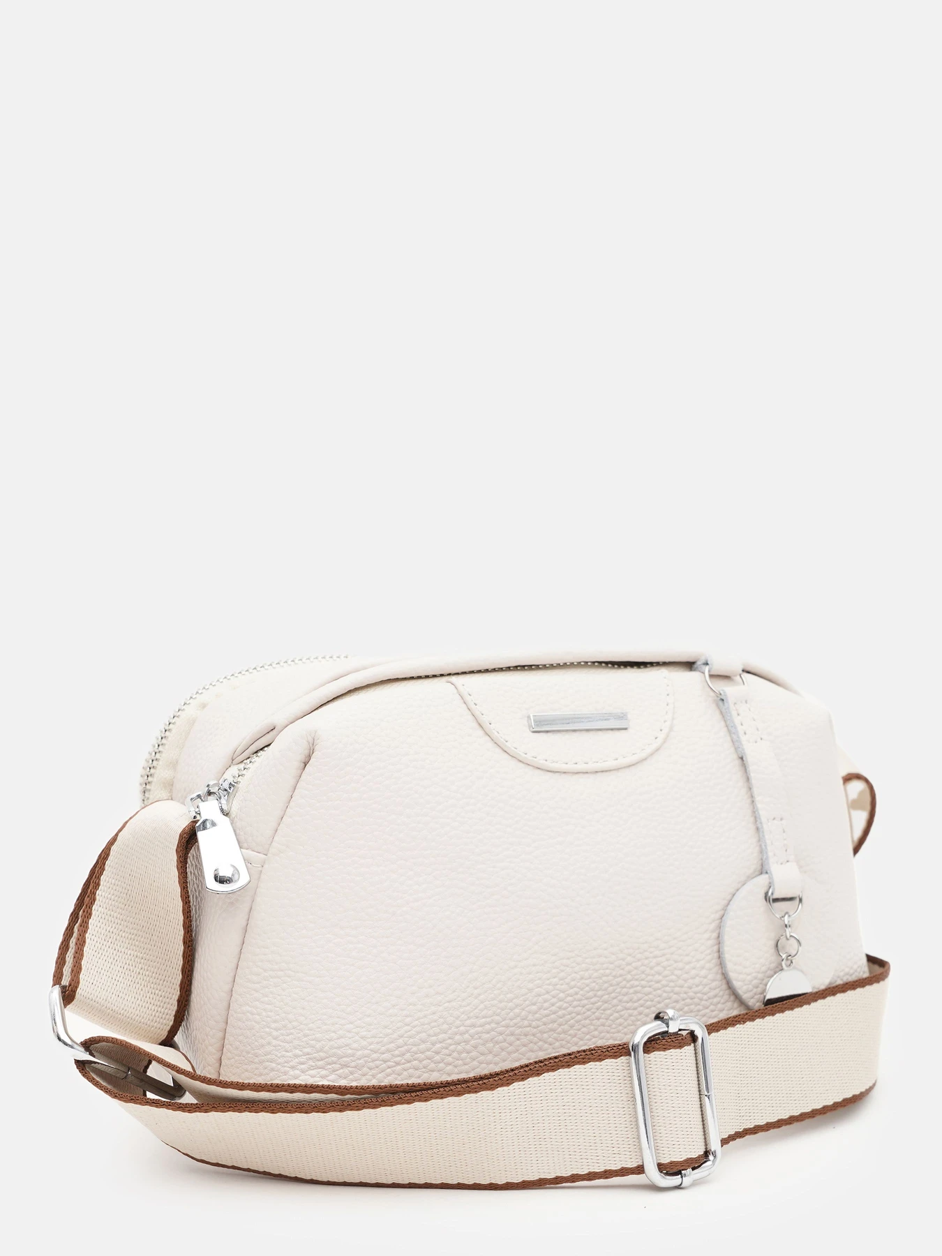 Сумки Borsa Leather модель K12247w-white Фото