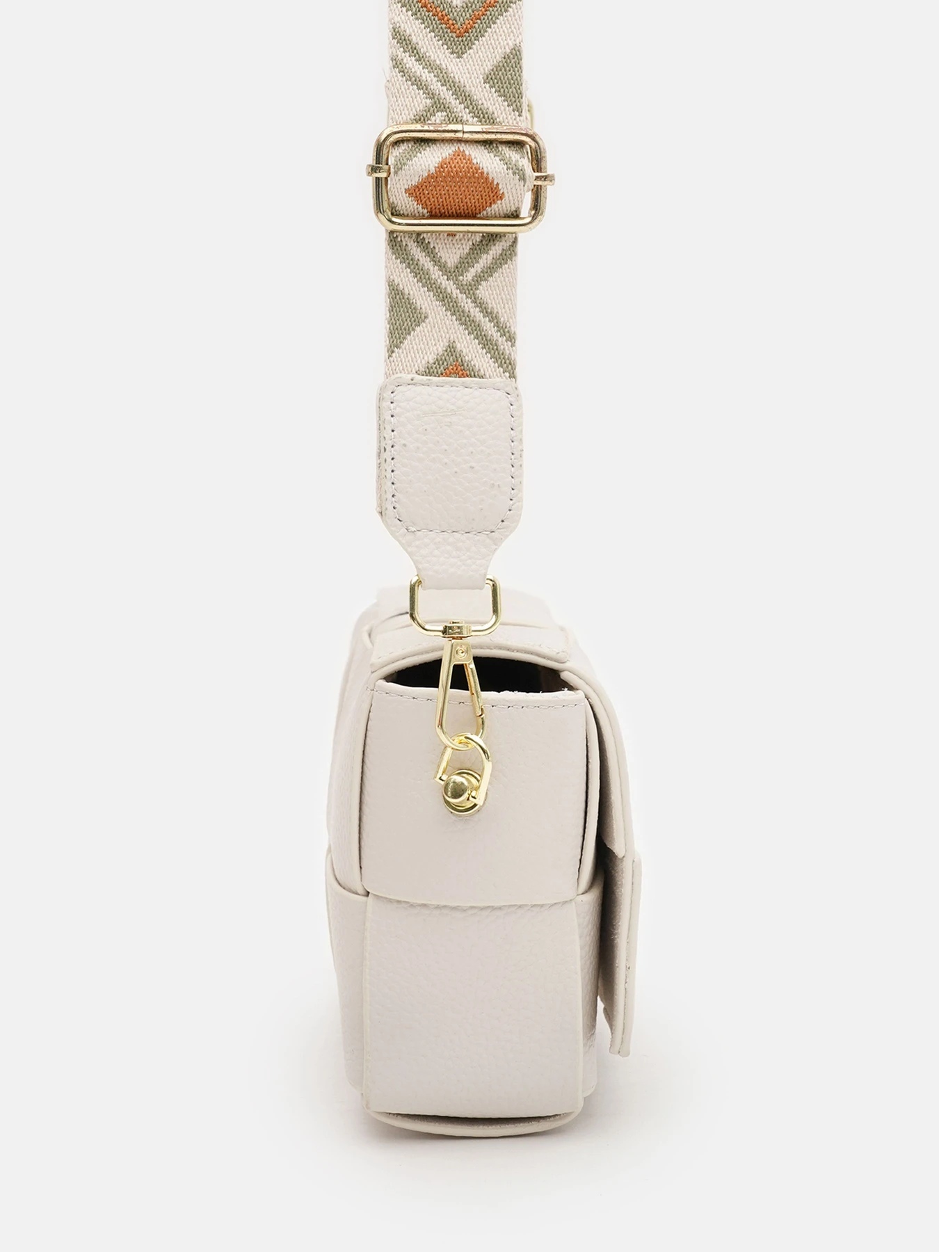 Сумки Borsa Leather модель K12118w-white Фото