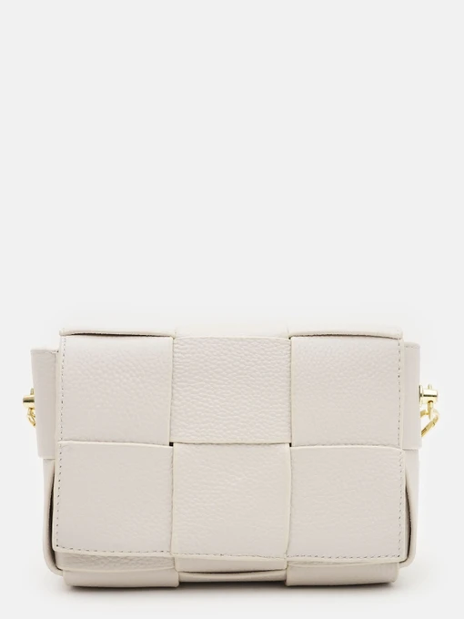 Сумки Borsa Leather модель K12118w-white Фото