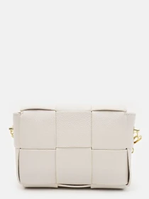 Сумки Borsa Leather модель K12118w-white Фото