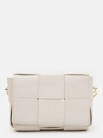 Сумки Borsa Leather модель K12118w-white Фото