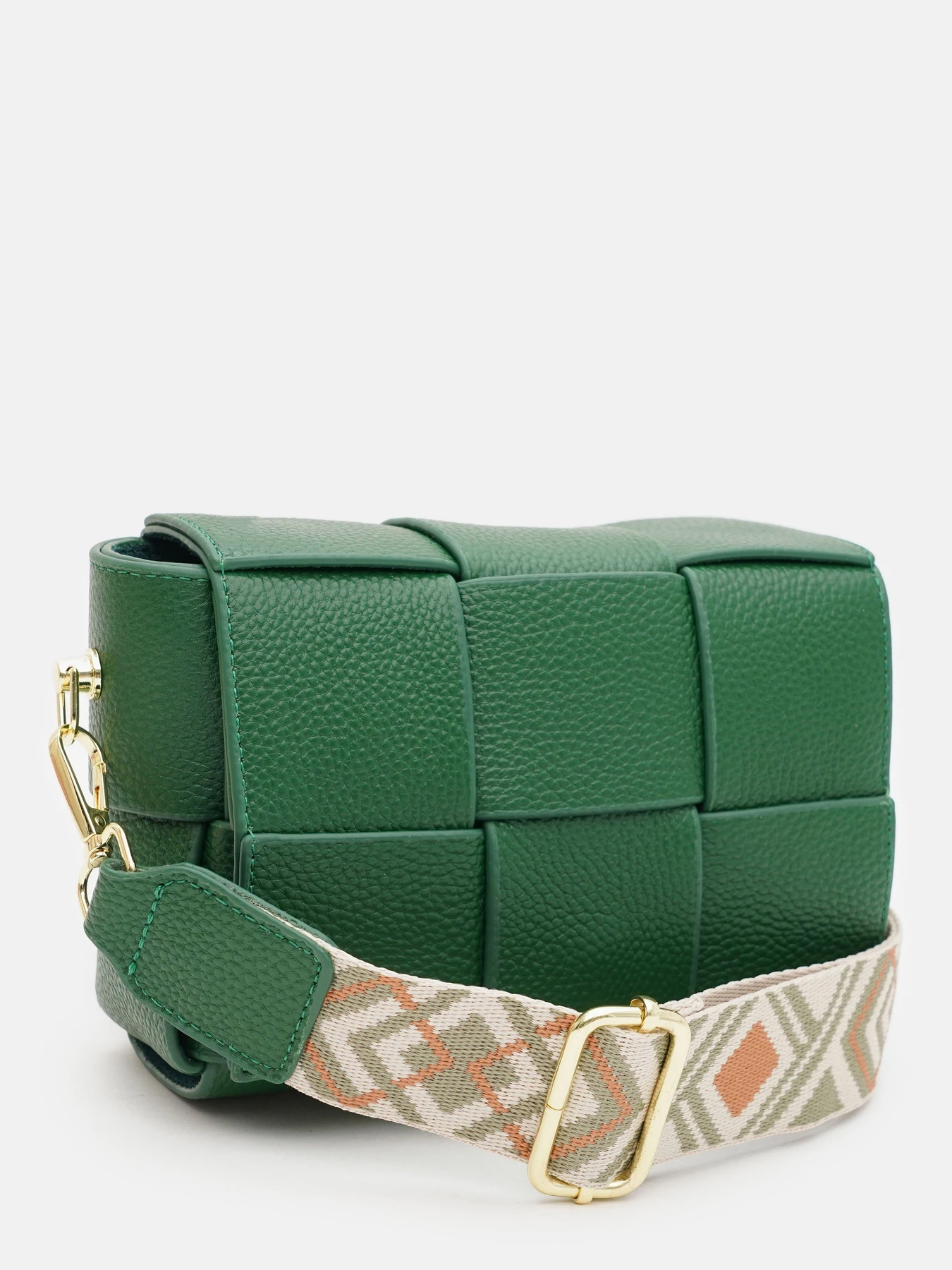 Сумки Borsa Leather модель K12118z-green Фото