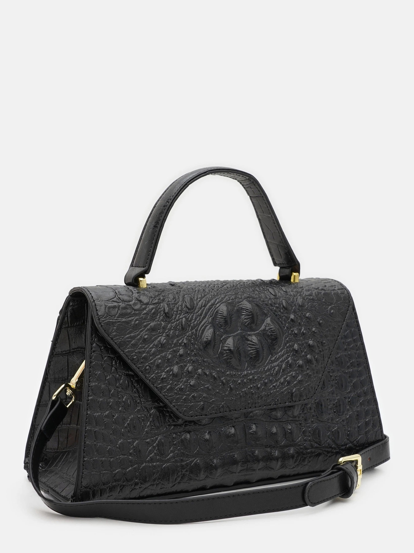 Сумки Borsa Leather модель K1213D-black Фото