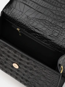 Сумки Borsa Leather модель K1213D-black Фото