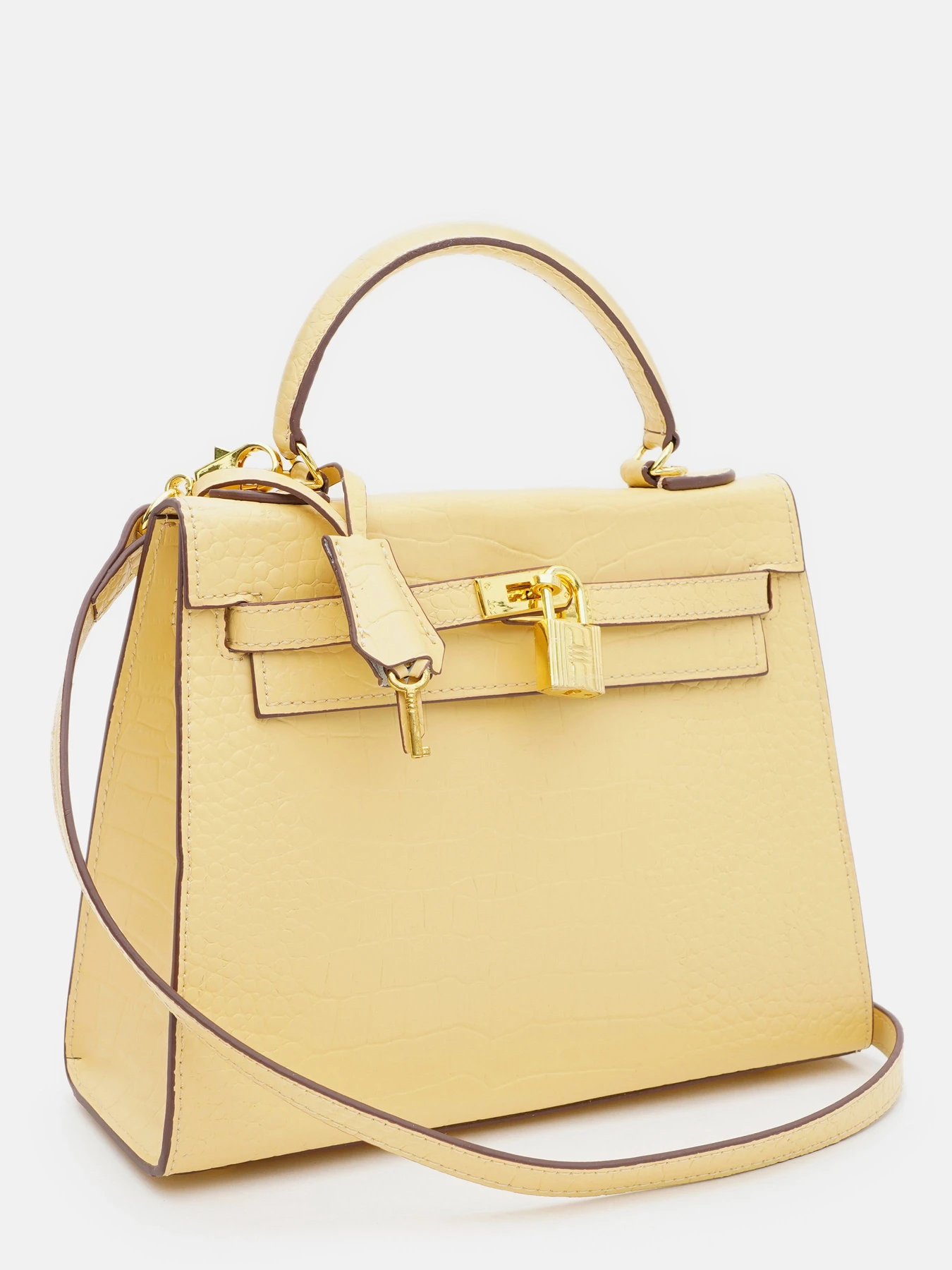 Сумки Borsa Leather модель K1EZE3167ye-yellow Фото