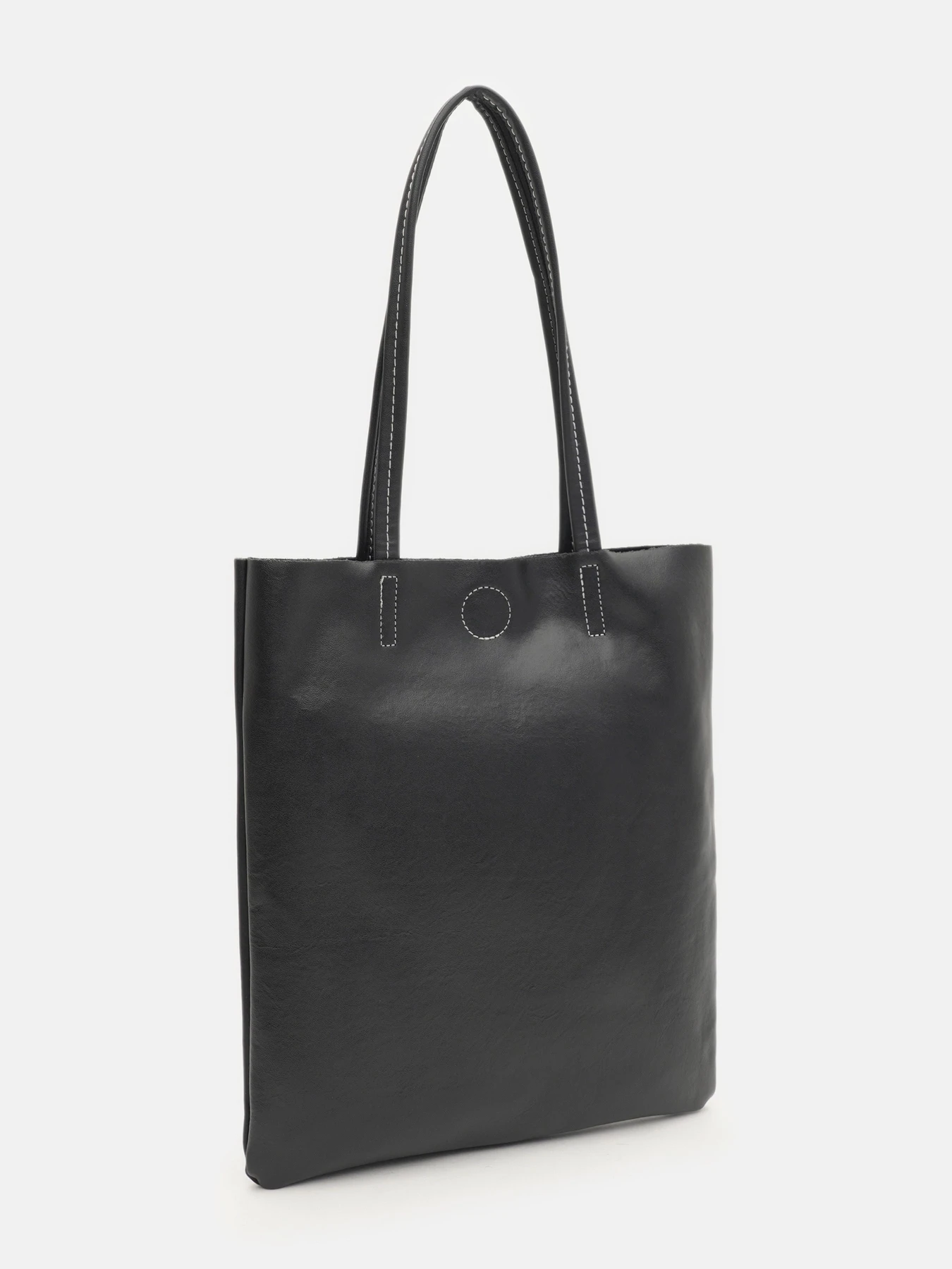 Сумки Borsa Leather модель K16609D-black Фото