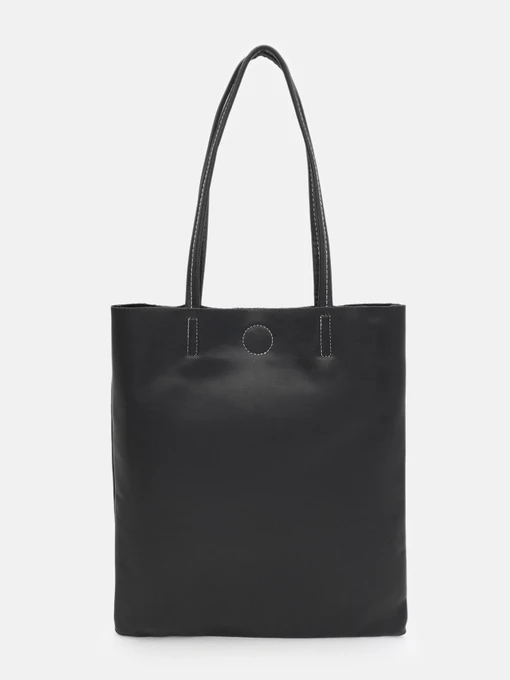 Сумки Borsa Leather модель K16609D-black Фото