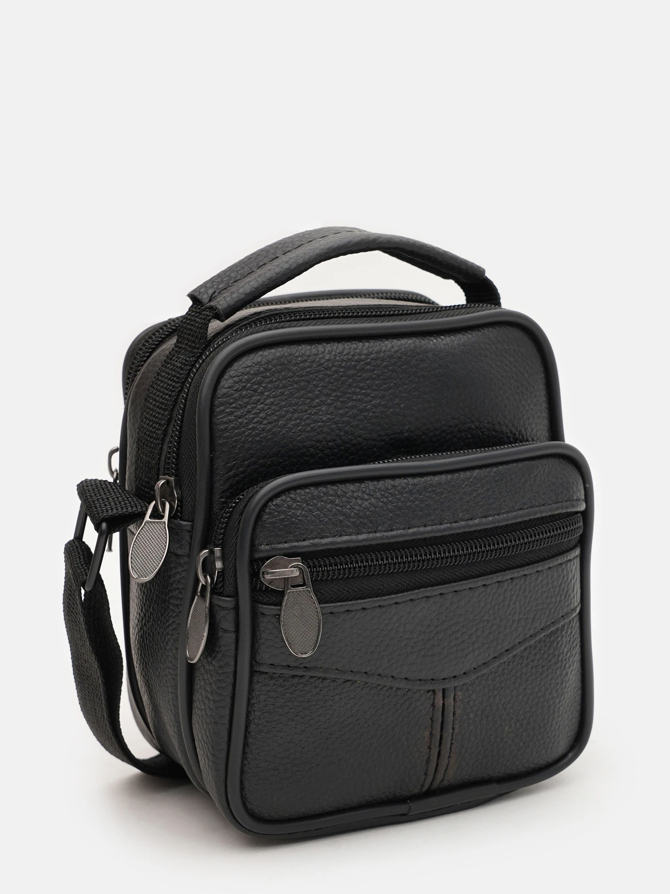 Сумки Borsa Leather модель K16681-1bl-black Фото