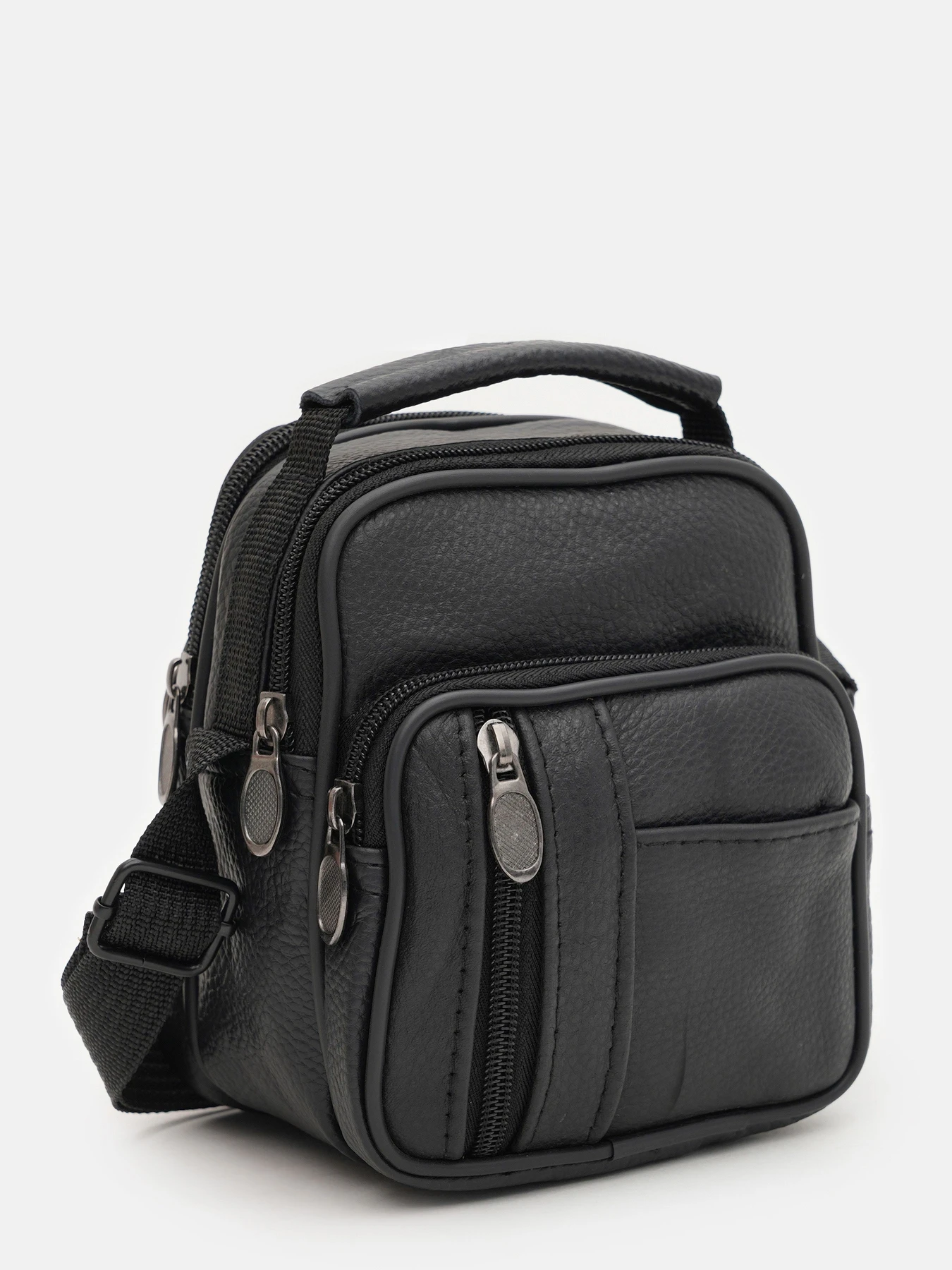 Сумки Borsa Leather модель K16683-1bl-black Фото