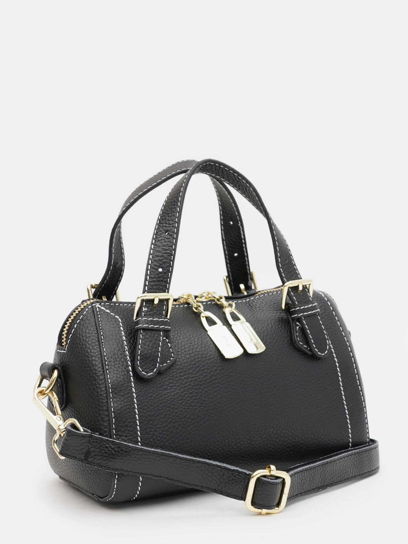 Сумки Borsa Leather модель K11331bl-black Фото