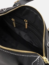 Сумки Borsa Leather модель K11331bl-black Фото