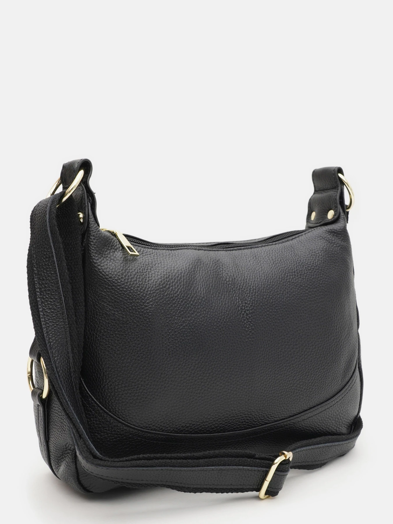 Сумки Borsa Leather модель K1669bl-black Фото