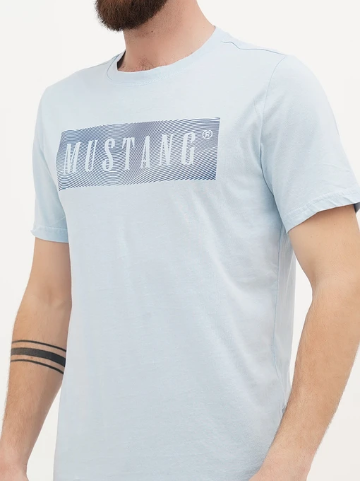 Бавовняна Чоловіча Футболка Mustang Jeans Austin фото 3