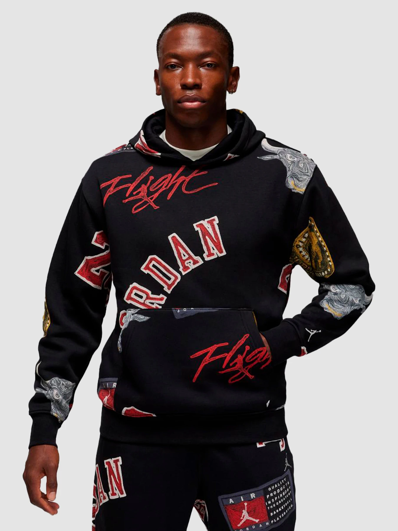 Худи и свитшоты Jordan Essential Aop Fleece модель FN4545-010 Худи и свитшоты Jordan Essential Aop Fleece модель FN4545-010 Фото