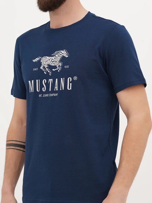 Бавовняна Чоловіча Футболка Mustang Jeans Austin фото 3