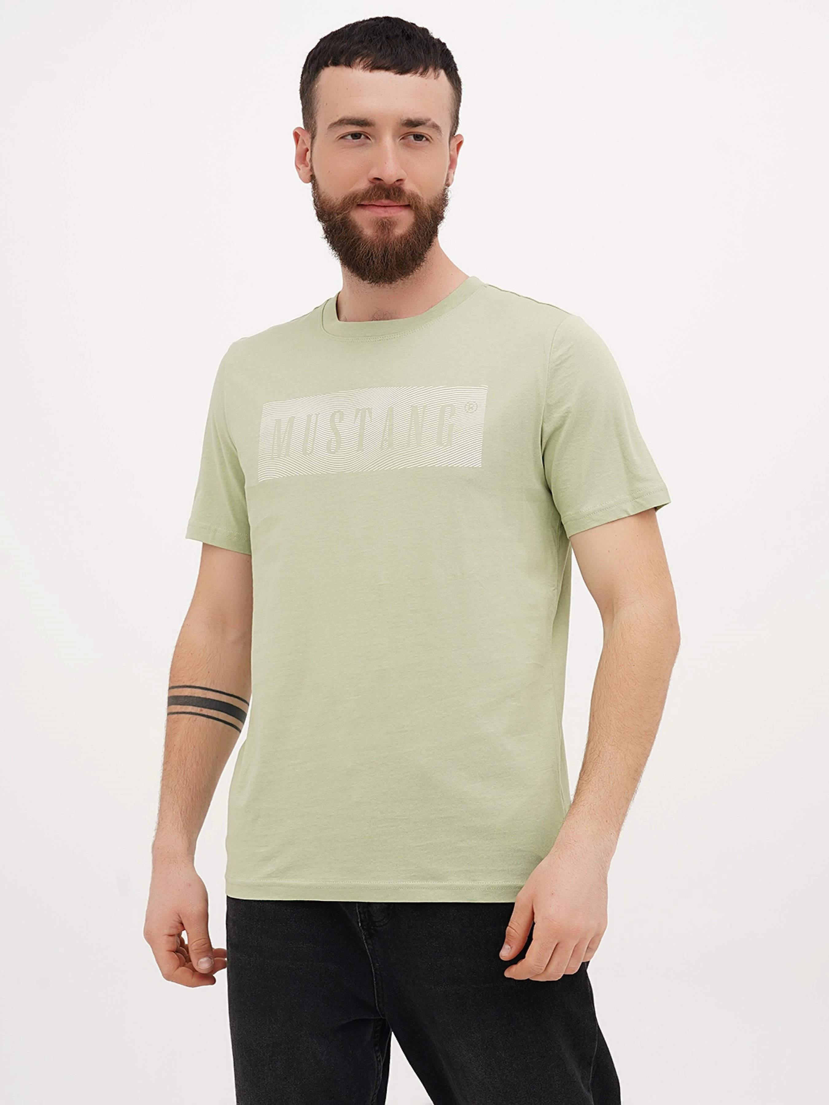 Бавовняна Чоловіча Футболка Mustang Jeans Austin