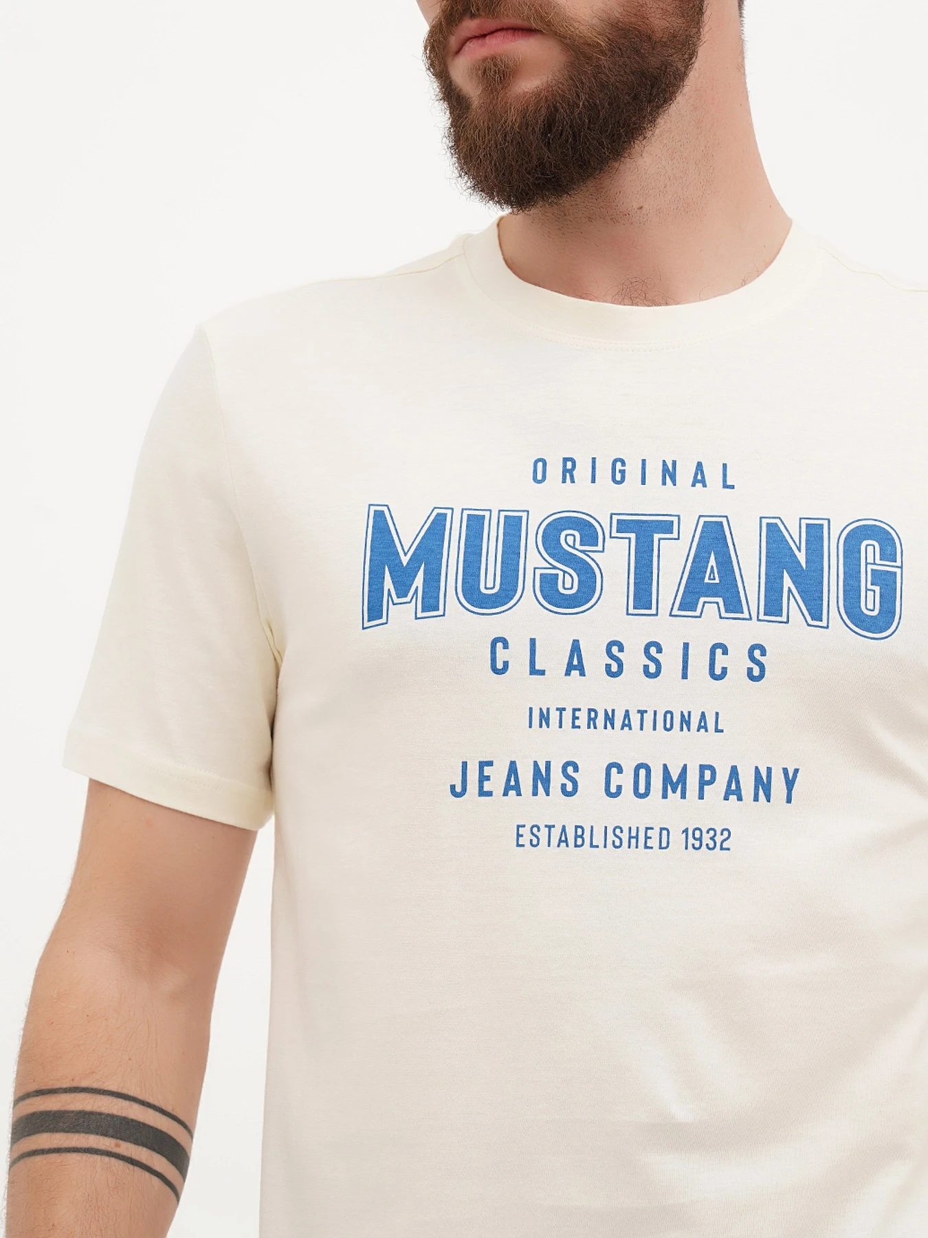 Футболки и поло Mustang Jeans Alex C Print модель 1014459 Футболки и поло Mustang Jeans Alex C Print модель 1014459 Фото
