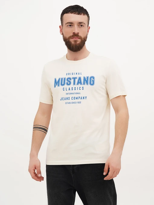 Футболки и поло Mustang Jeans Alex C Print модель 1014459 Фото