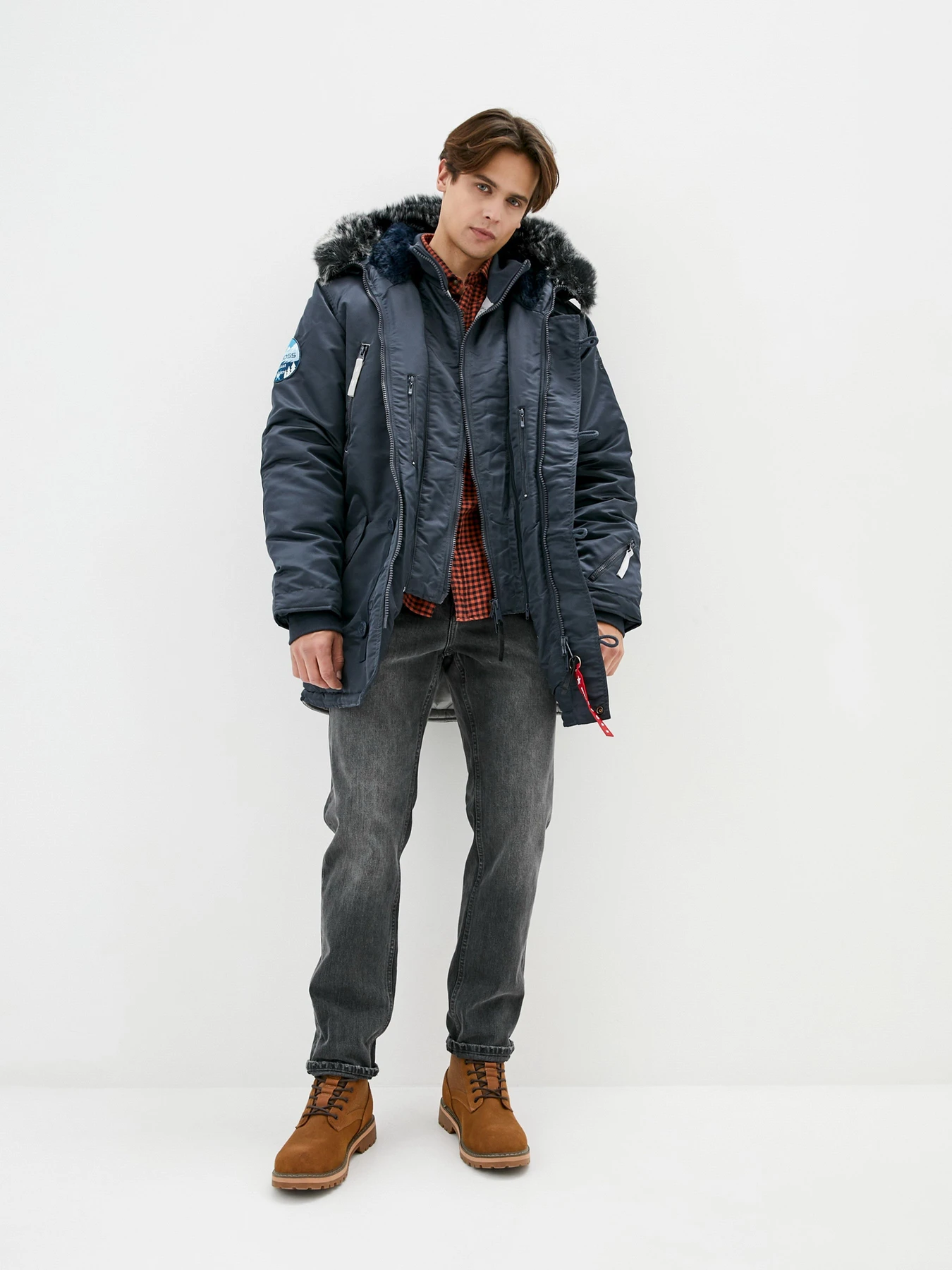 Куртки и дубленки Airboss модель 017600843221_graffit Куртки и дубленки Airboss модель 017600843221_graffit Фото