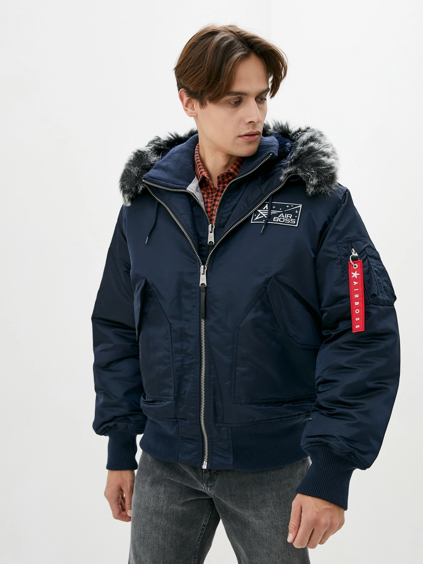 Куртки и дубленки Airboss модель 017600813221_blue Куртки и дубленки Airboss модель 017600813221_blue Фото