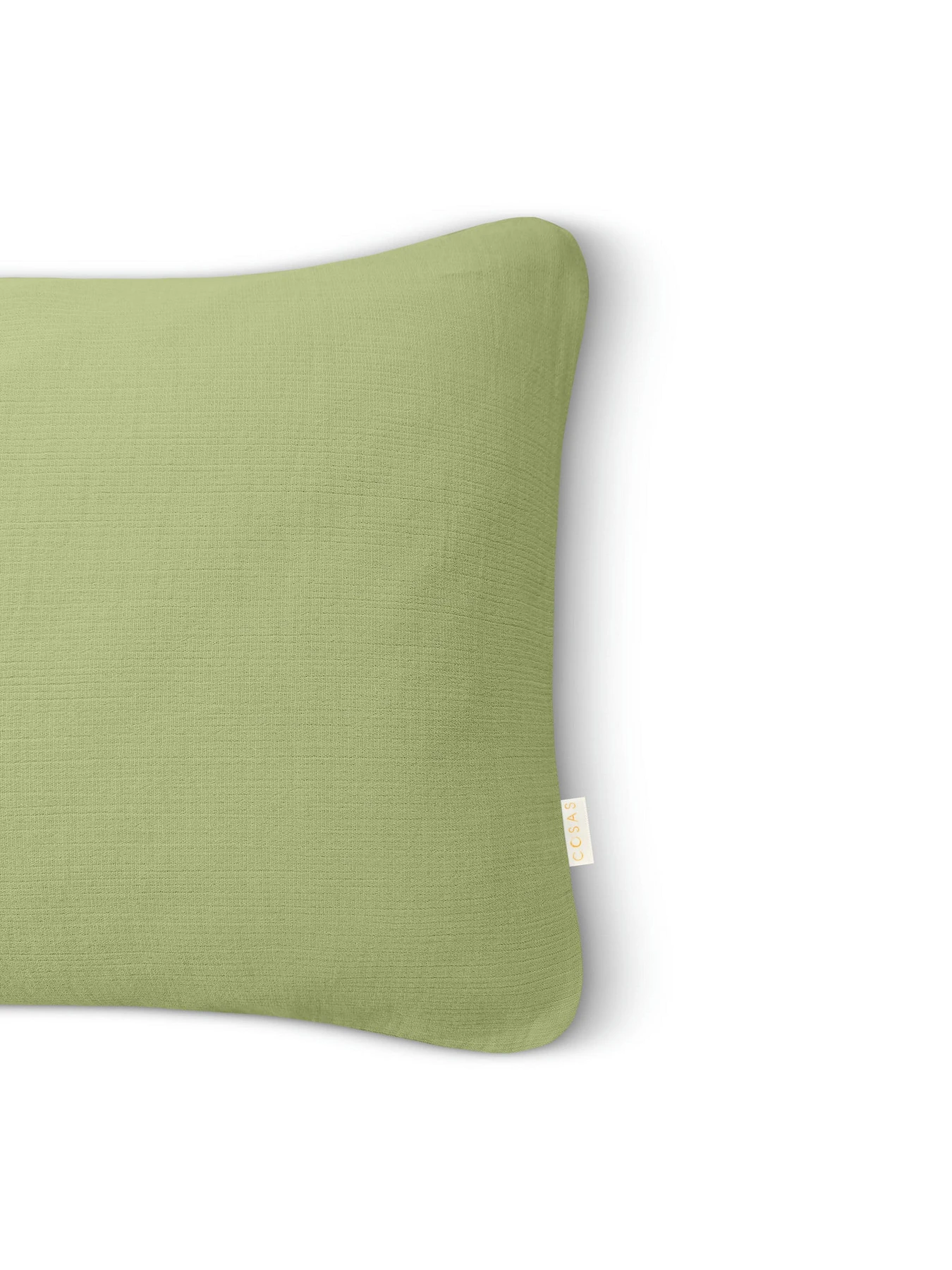 Наволочка муслин на подушку OLIVE Cosas модель 18Muslin_Olive_40x60 Наволочка муслин на подушку OLIVE Cosas модель 18Muslin_Olive_40x60 Фото