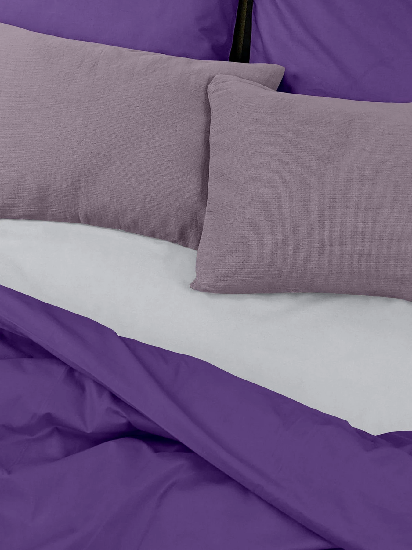 Наволочка муслин на подушку LILAC Cosas модель 24Muslin_Lilac_40x60 Наволочка муслин на подушку LILAC Cosas модель 24Muslin_Lilac_40x60 Фото